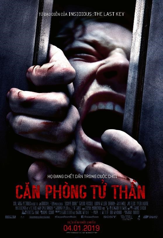Review phim Escape Room (Căn Phòng Tử Thần) trò chơi giải đố nghẹt thở